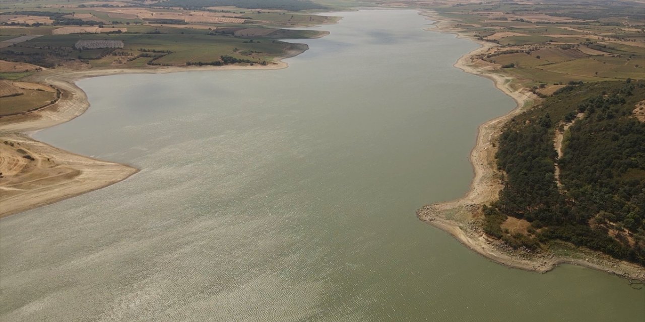 Edirne'de binlerce dönüm araziyi sulayan Altınyazı Barajı'nda doluluk yüzde 15'e düştü