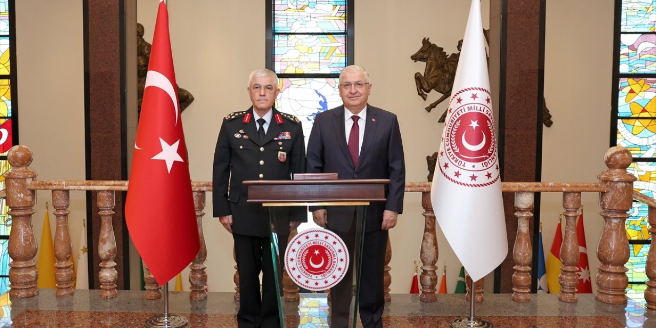 Milli Savunma Bakanı Güler, Jandarma Genel Komutanı Orgeneral Çetin'i kabul etti