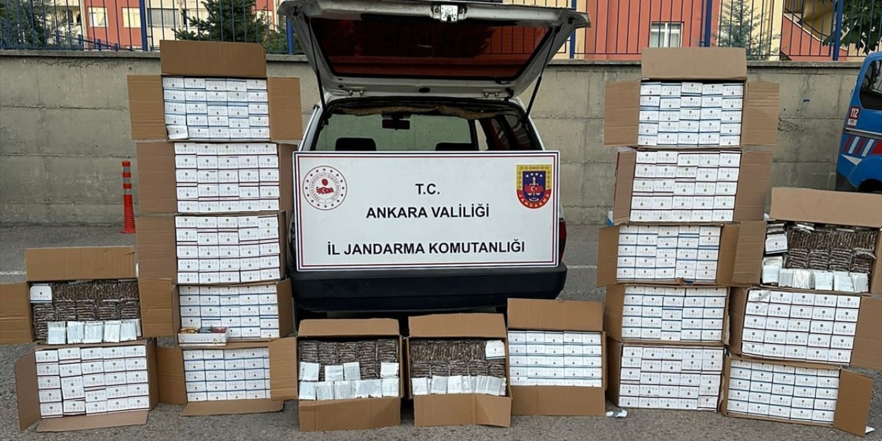 Ankara'da kaçakçılık operasyonunda 1 kişi gözaltına alındı