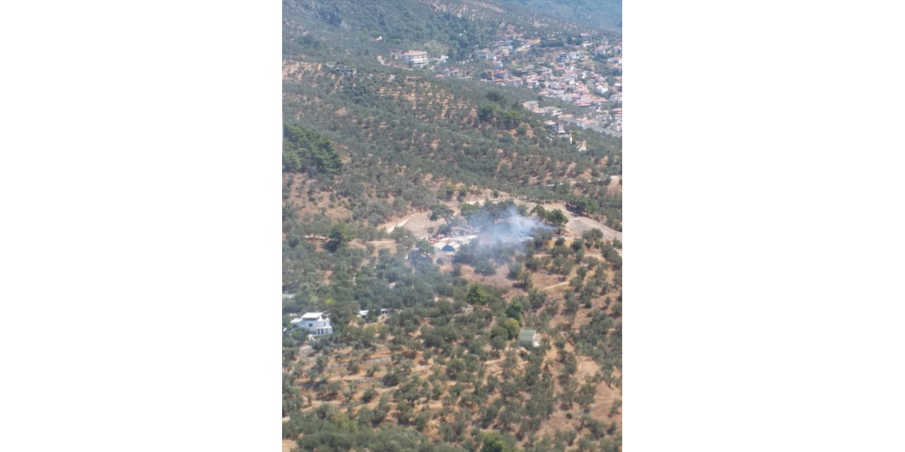 Kazdağları'nda ormanlık alandaki yangın söndürüldü