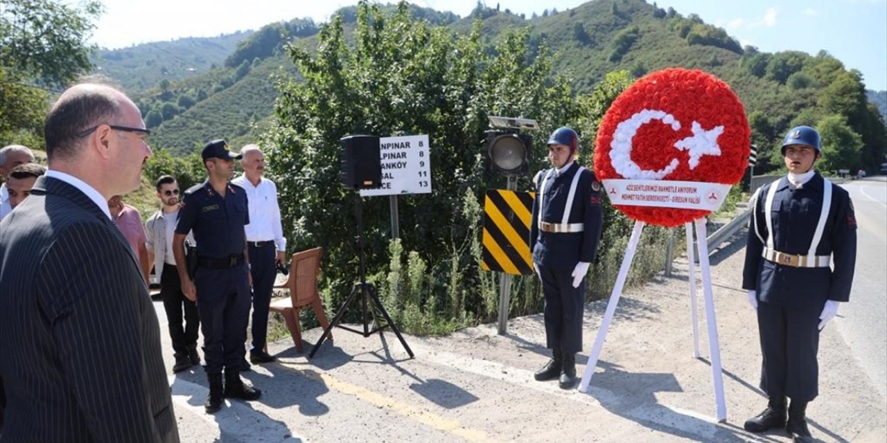 Giresun'da sel afetinde hayatını kaybedenler anıldı