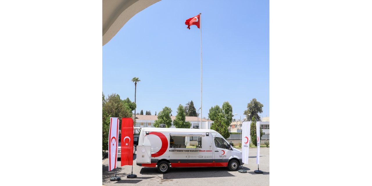 Türk Kızılaydan KKTC'ye mobil ikram araç desteği