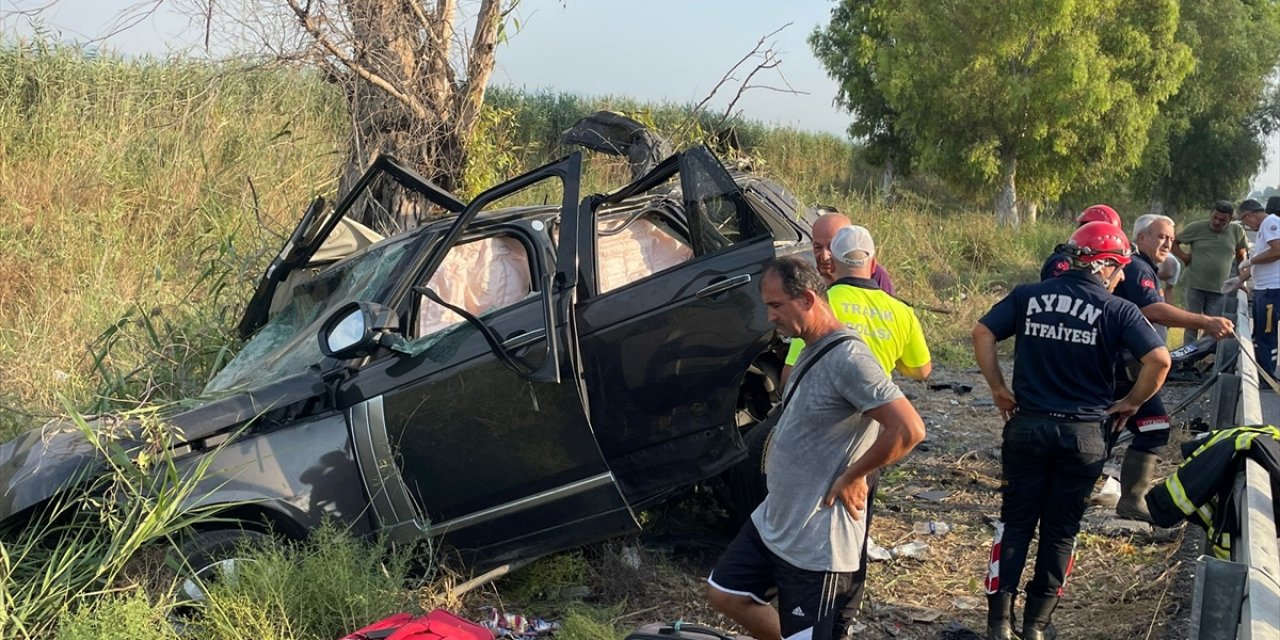 Aydın'daki trafik kazasında 6 kişi yaralandı