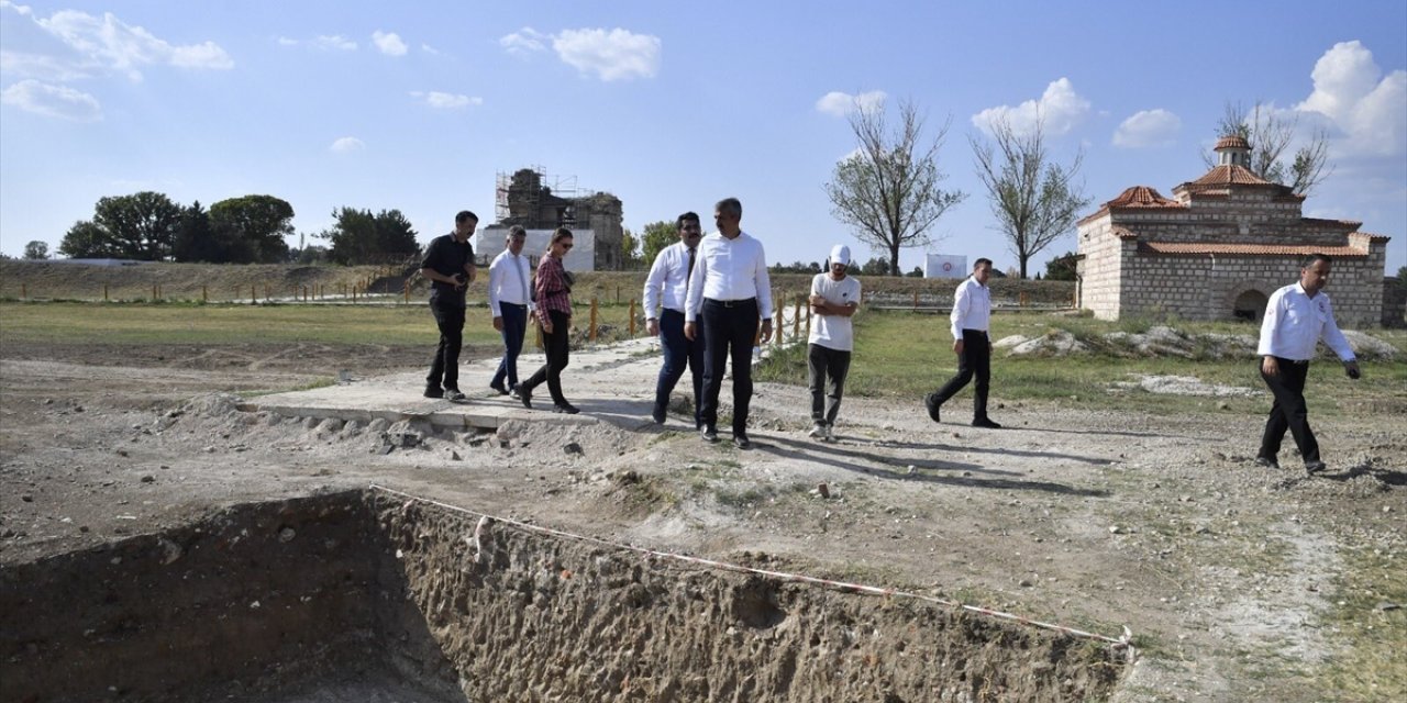 Edirne Sarayı'nın ihya çalışmaları sürüyor