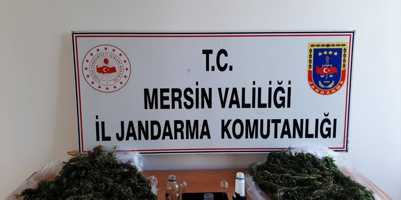 Mersin'de 6 kilo 915 gram esrar ele geçirildi