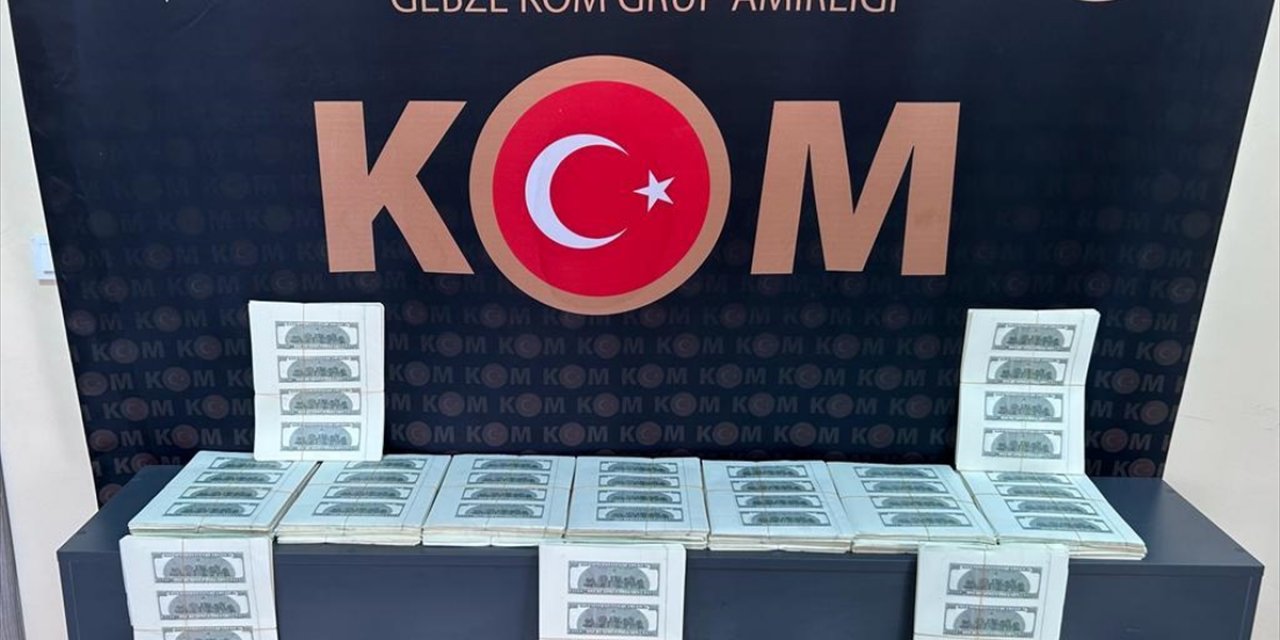 Kocaeli'de 2 milyon 152 bin sahte dolar ele geçirildi