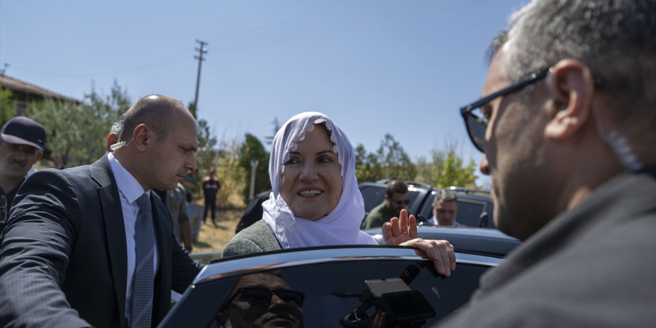 İYİ Parti Genel Başkanı Akşener, Dağıstan Coşkun'un cenaze törenine katıldı