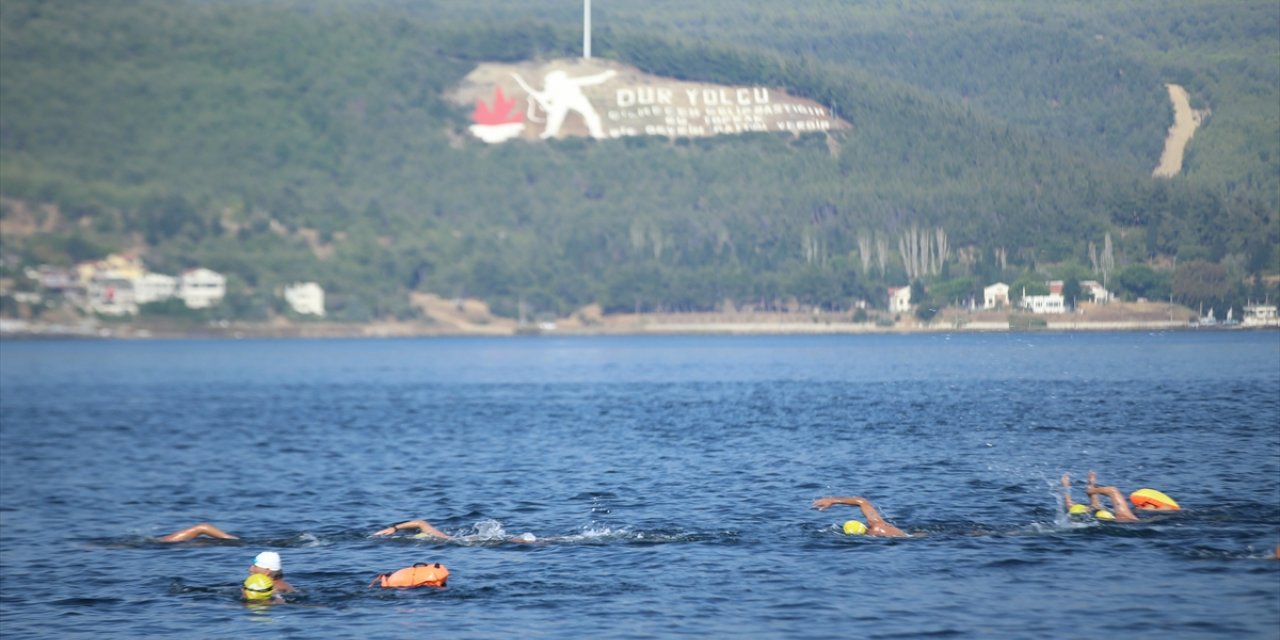 36. Çanakkale Boğazı Wilusa Rotary Yüzme Yarışı yapıldı