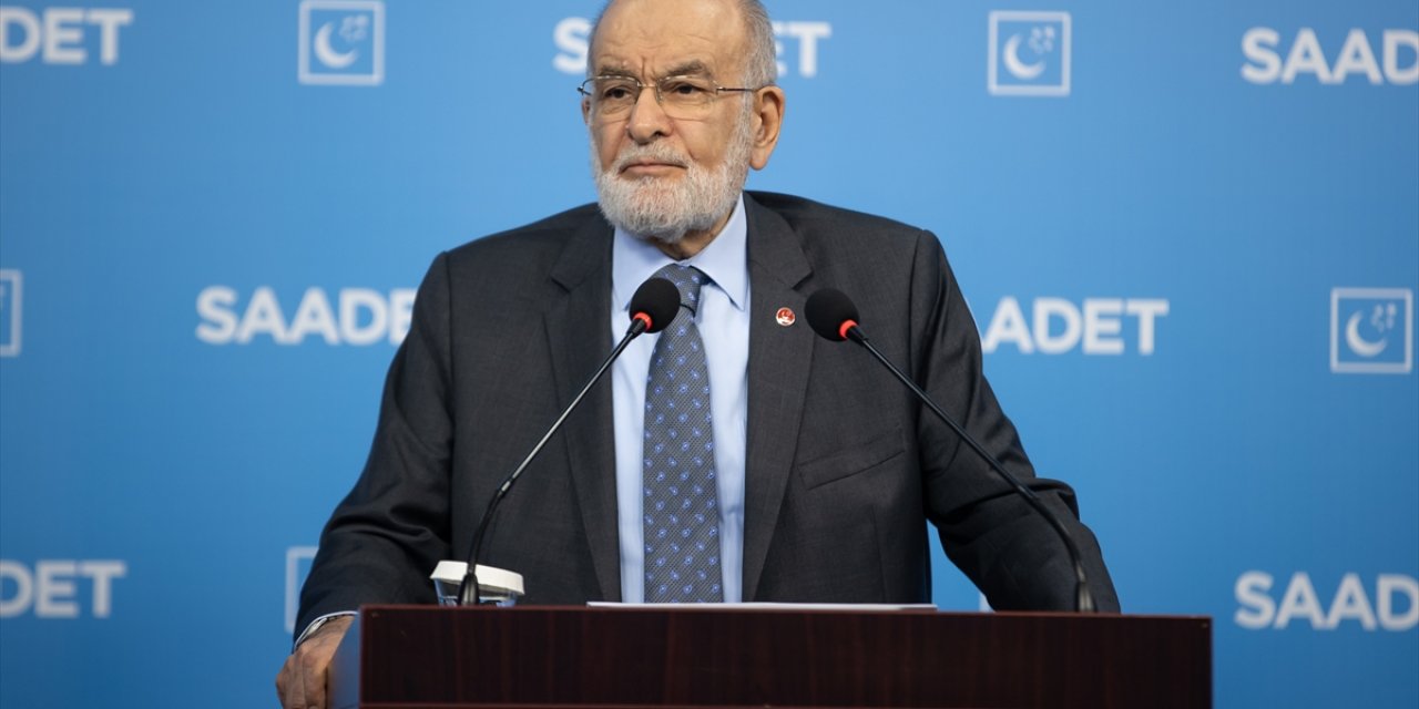 Saadet Partisi Genel Başkanı Karamollaoğlu, basın toplantısı düzenledi: