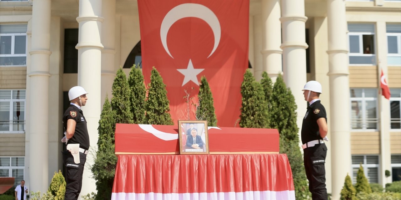 Kocaeli'de vefat eden Gölcük Kaymakamı Yusuf Özdemir için tören düzenlendi