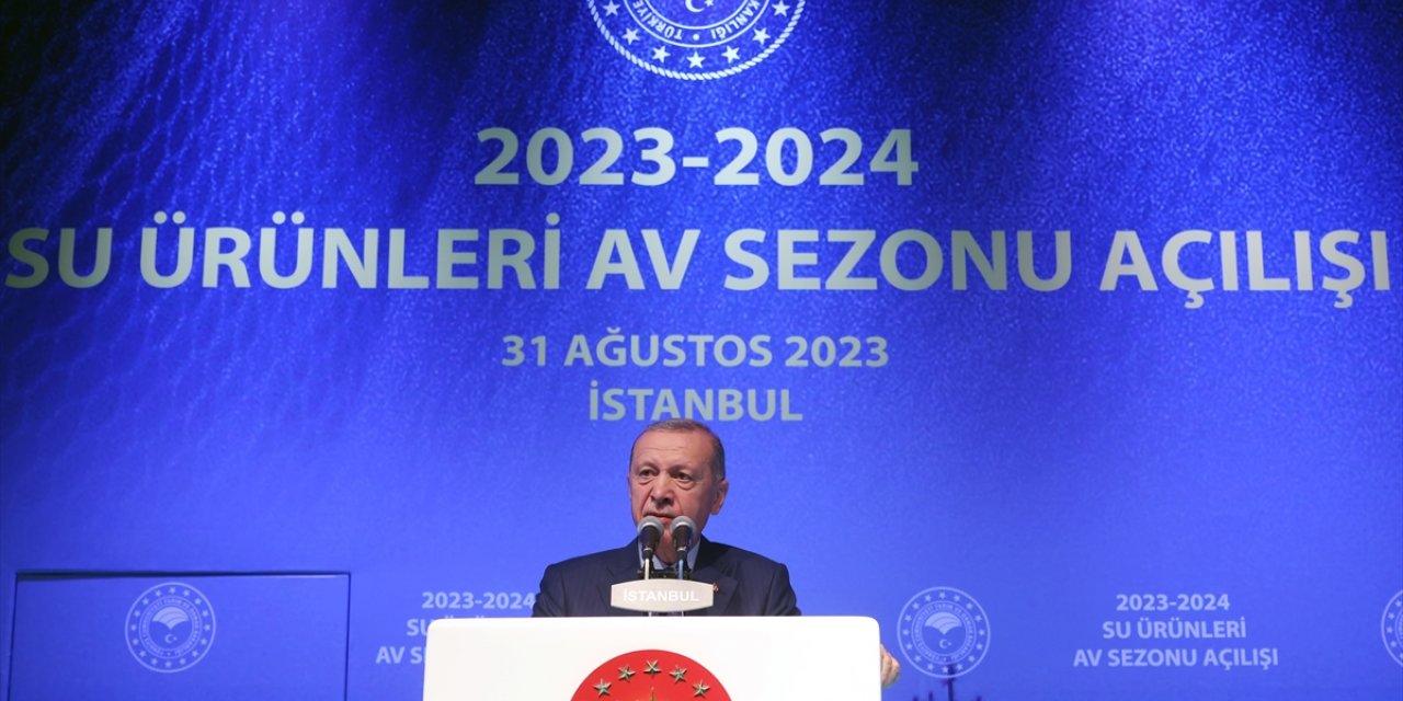 Cumhurbaşkanı Erdoğan 2023-2024 su ürünleri av sezonu açılışında konuştu: (1)