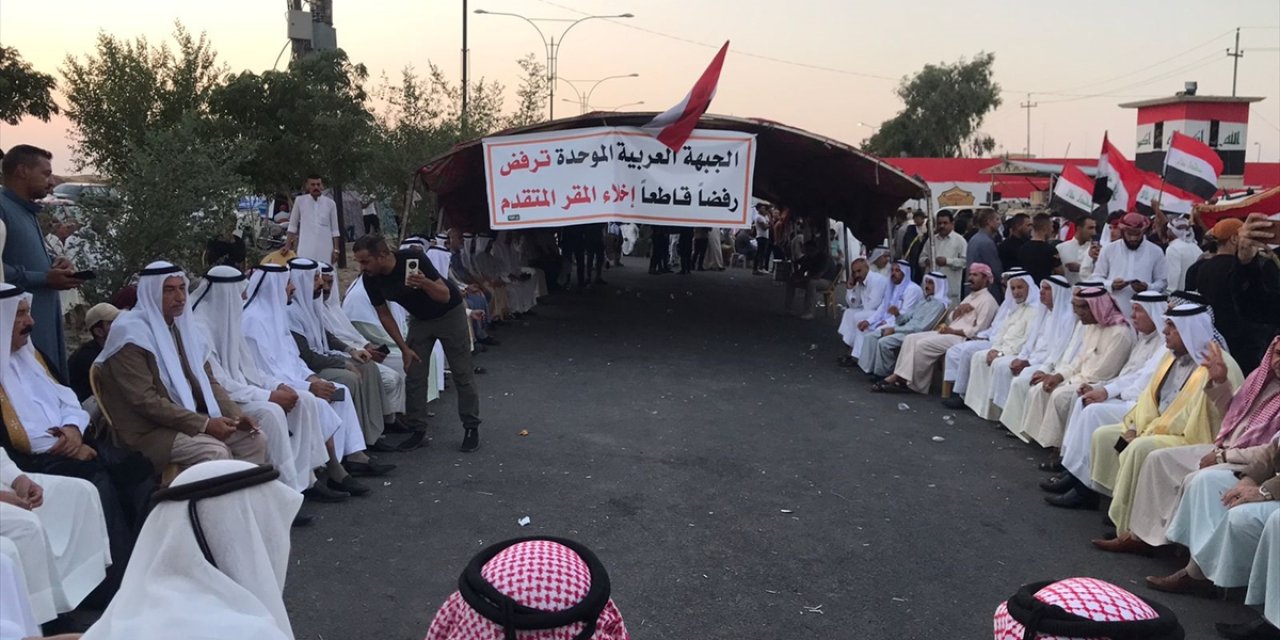 Kerkük'te Irak ordusuna ait karargahın KDP'ye verilme kararına karşı protestolar 5. gününde sürüyor