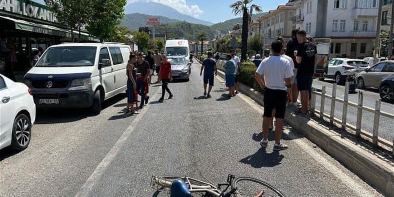 Fethiye'de otomobilin çarptığı 82 yaşındaki bisikletli öldü