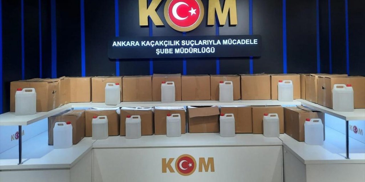 Ankara'da kaçakçılık operasyonunda 2 şüpheli yakalandı