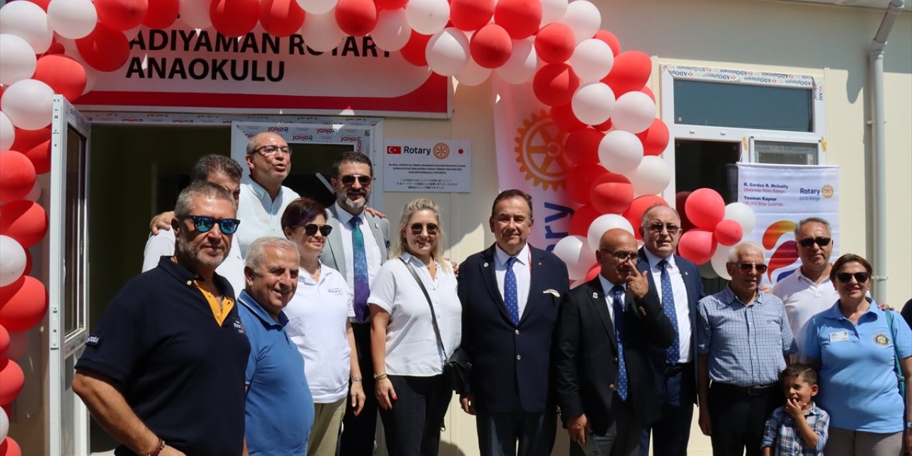 Adıyaman'da yaptırılan prefabrik anaokulu açıldı