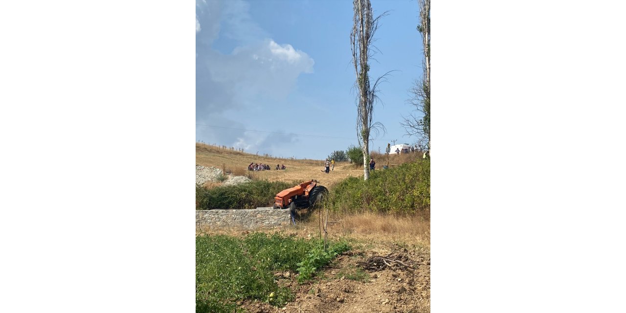 Bursa'da tarlaya giderken traktörle kaza yapan sürücü öldü, eşi yaralandı