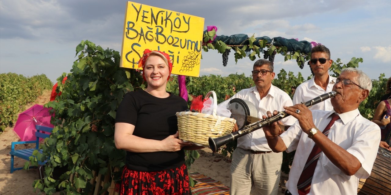 Edirne'de bağ bozumu şenliği düzenlendi