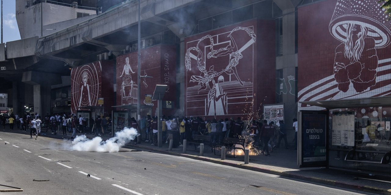 İsrail polisi Eritrelilerin Tel Aviv’deki protestosuna gerçek mermiyle müdahale etti