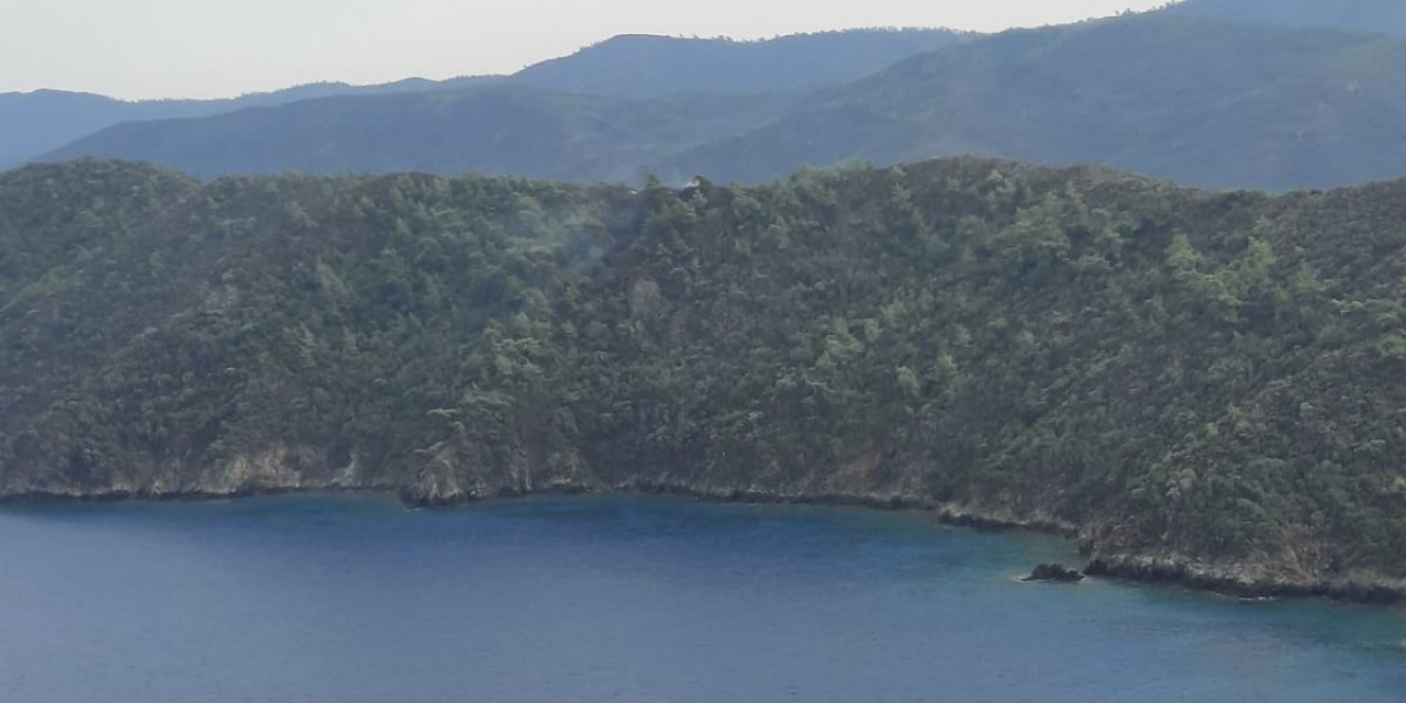 GÜNCELLEME - Marmaris'te ormanlık alanda çıkan yangın söndürüldü