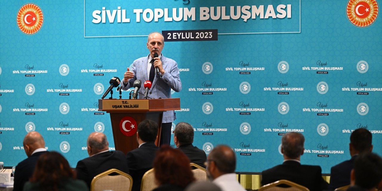 TBMM Başkanı Numan Kurtulmuş, Uşak'ta konuştu: