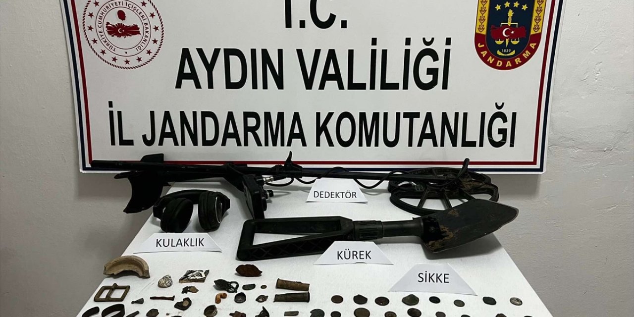 Aydın'da kaçak kazı yaparken yakalanan yabancı uyruklu tutuklandı