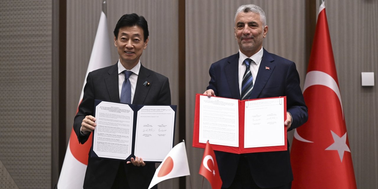 Türkiye ile Japonya arasında ticaret ve yatırımın geliştirilmesine ilişkin ortak bildiri imzalandı