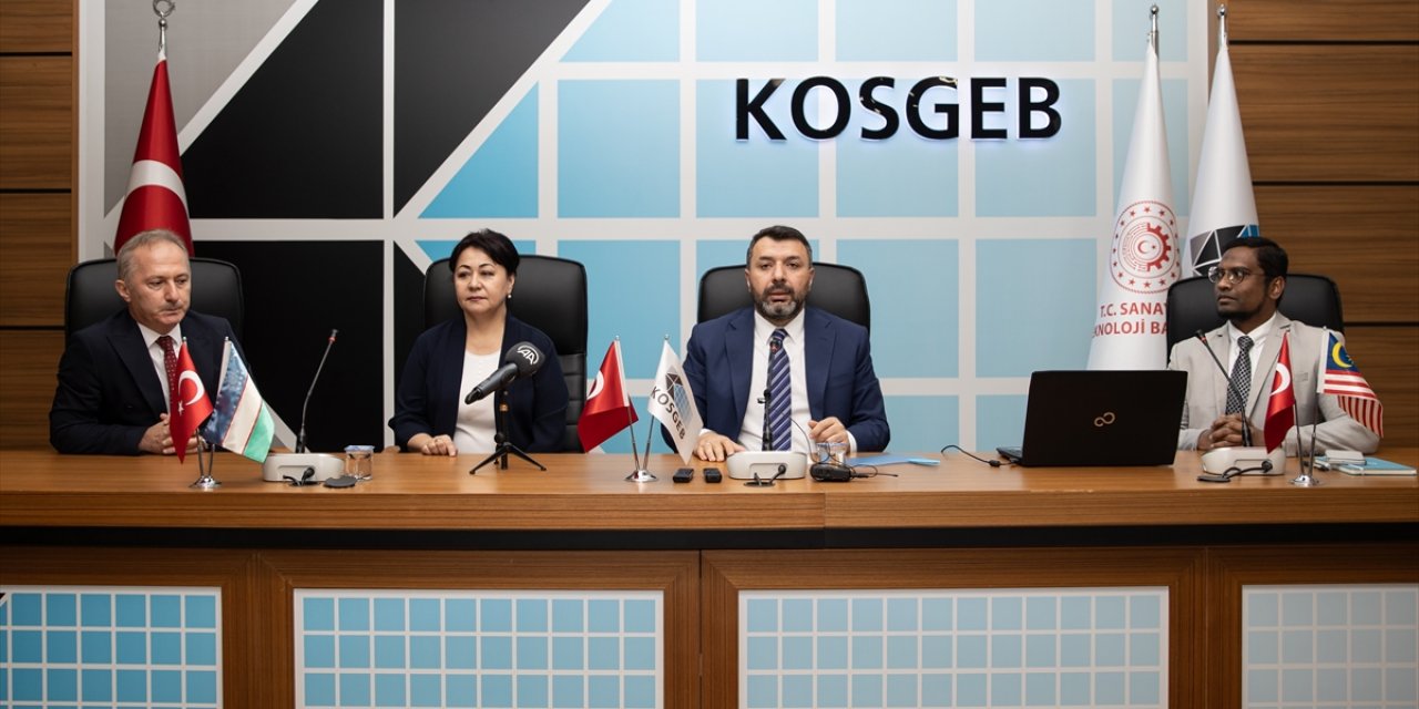 Özbekistan ve Malezya heyetlerine KOSGEB destekleri anlatıldı