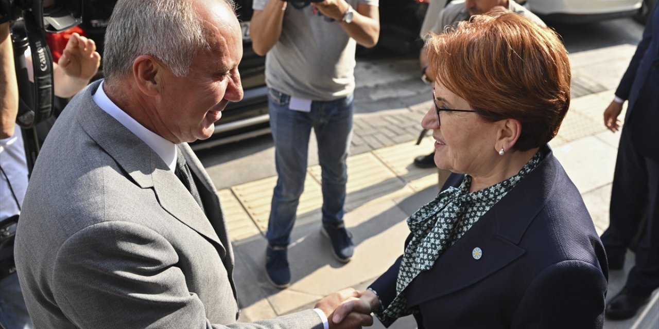 Memleket Partisi Genel Başkanı İnce, İYİ Parti Genel Başkanı Akşener'i ziyaret etti