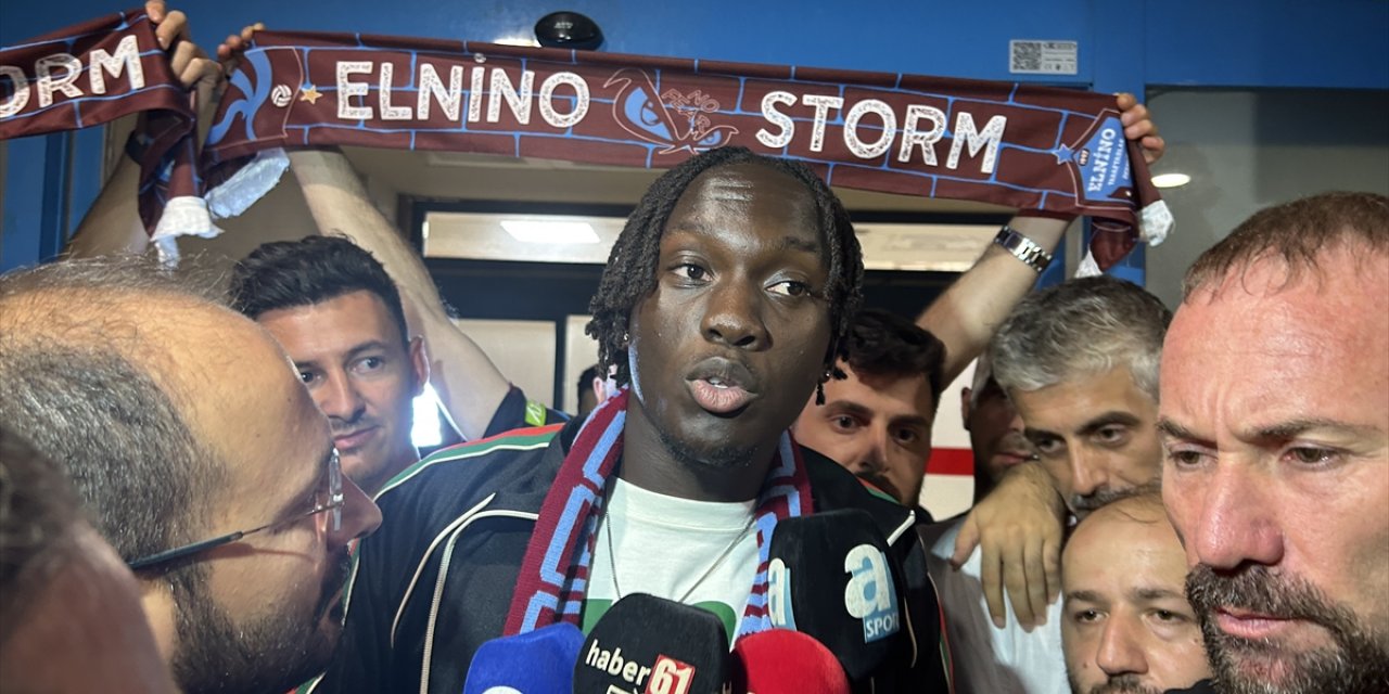 Trabzonspor'un yeni transferi Batista Mendy, Trabzon'a geldi