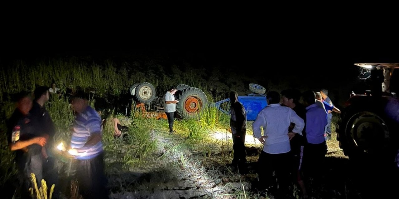 Osmaniye'de devrilen traktörün sürücüsü yaşamını yitirdi