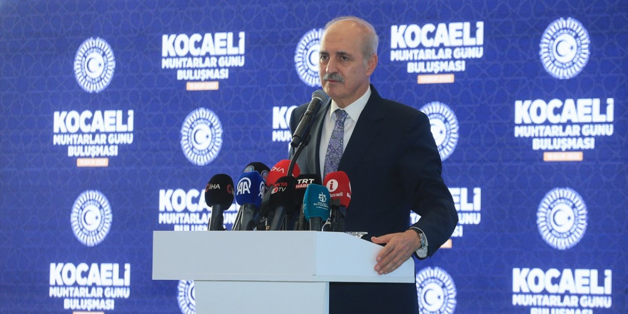 TBMM Başkanı Kurtulmuş, Kocaeli'de Muhtarlar Günü Buluşması'nda konuştu: