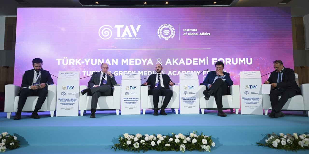 Türk-Yunan Medya ve Akademi Forumu İstanbul'da düzenlendi