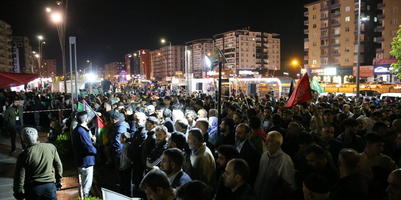 Diyarbakır ve Batman'da İsrail'in saldırıları protesto edildi