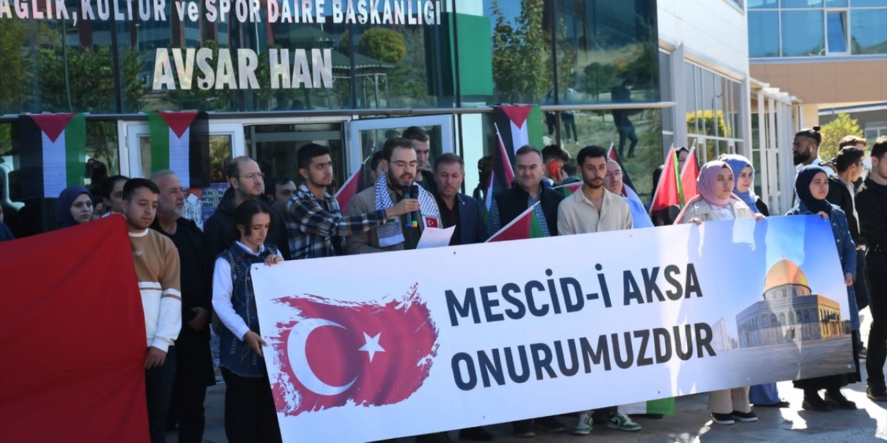 Antalya, Muğla, Burdur ve Isparta'da İsrail'in Gazze'ye saldırıları protesto edildi