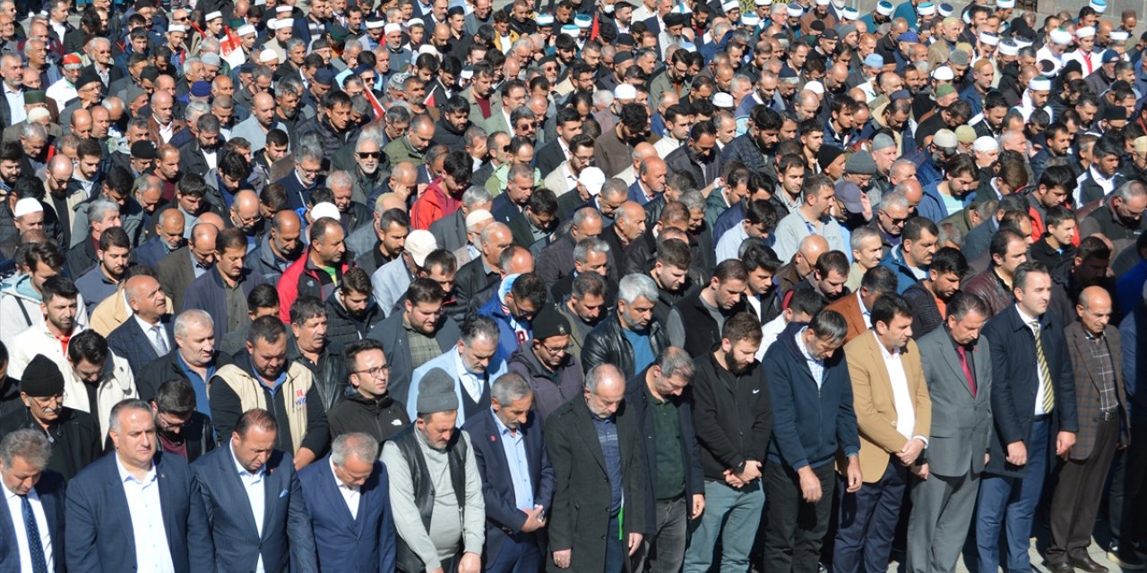 Erzurum ve çevre illerde İsrail'in Filistin'e saldırıları protesto edildi