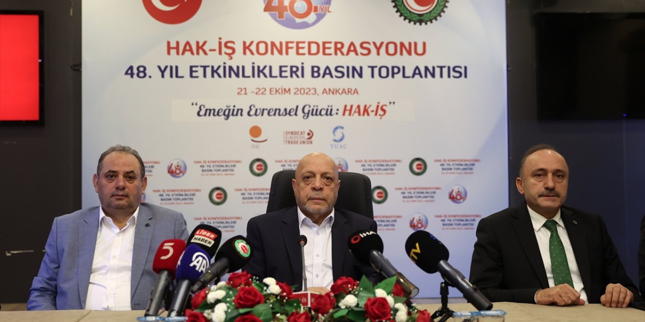 HAK-İŞ Genel Başkanı Arslan'dan vergi düzenlemesine ilişkin açıklama: