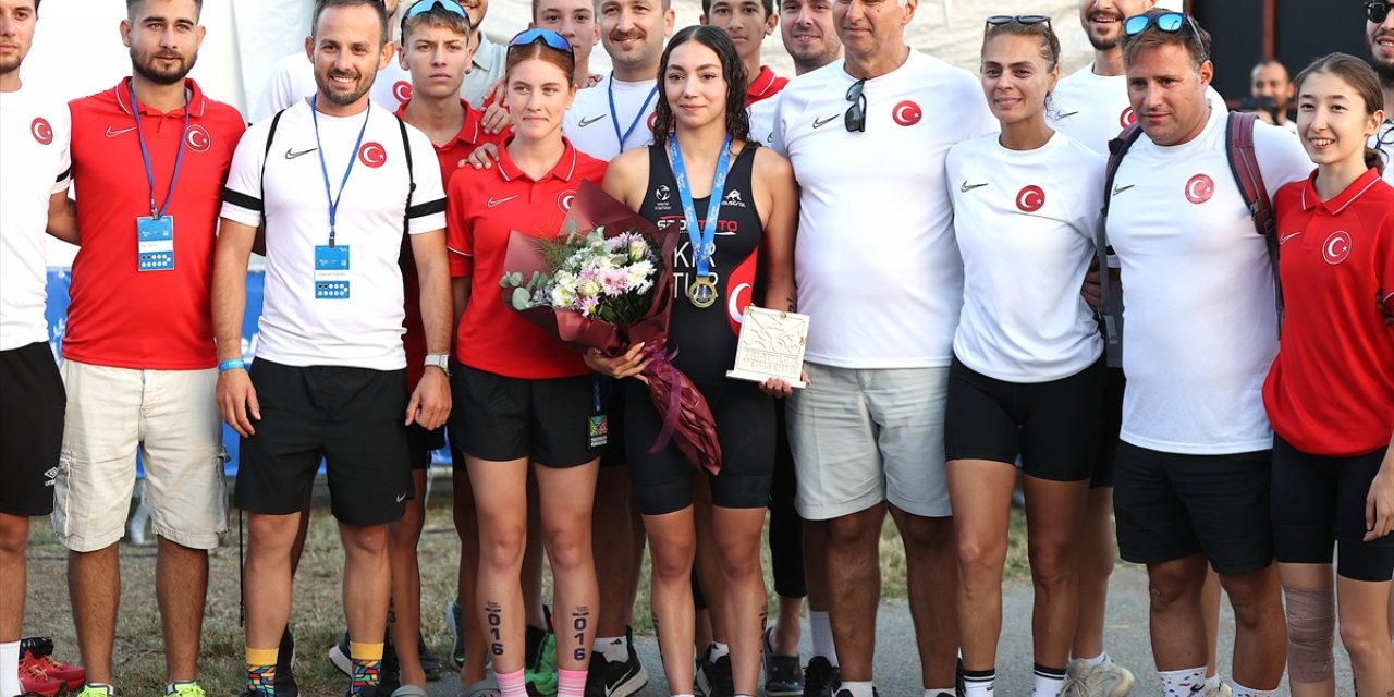 Mersin'deki Avrupa Triatlon Kupası'nda ilk gün yarışları tamamlandı