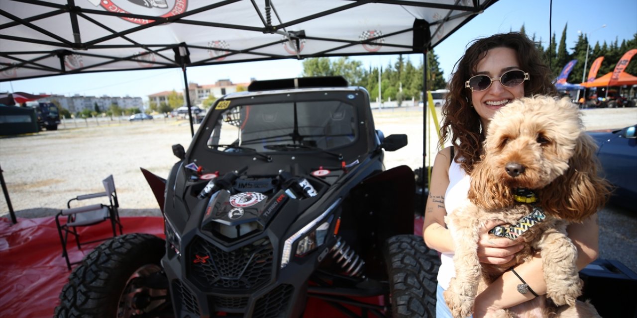 Çanakkale'deki zorlu off-road parkurunun tek kadın pilotu, en iyi derece için yarışıyor