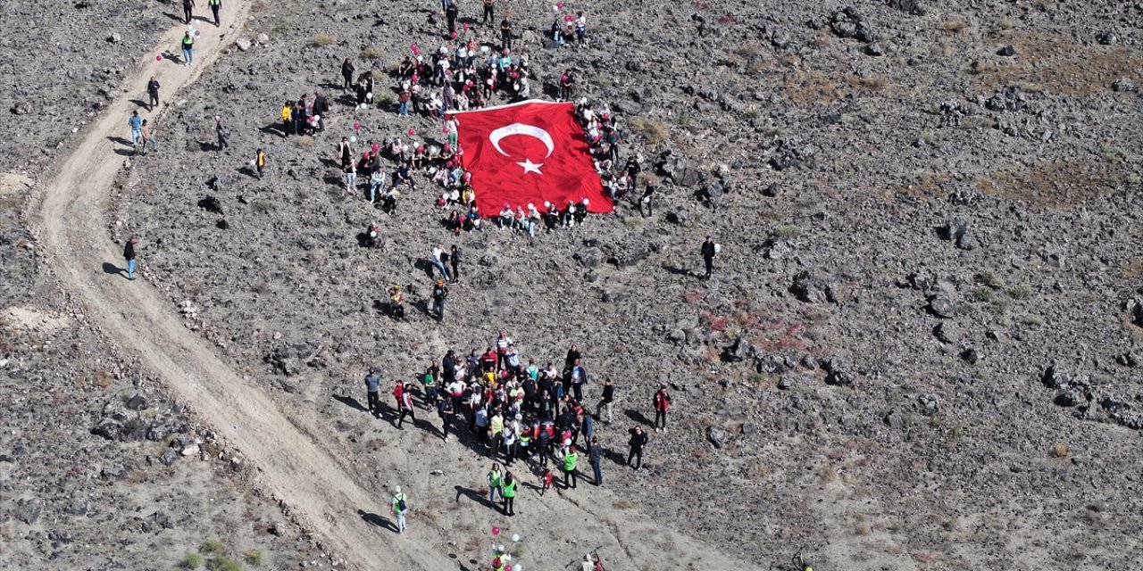 Iğdır'da, Cumhuriyet'in 100. yılı kapsamında bisiklet halk sürüşü düzenlendi