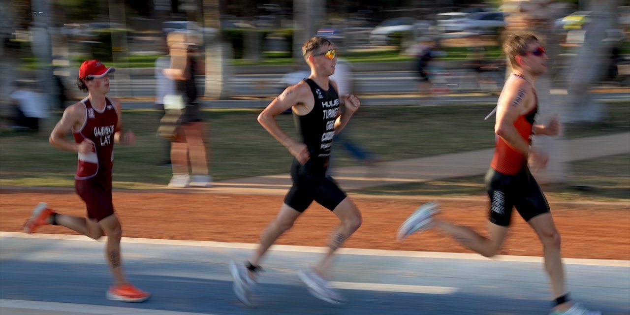 Mersin'de düzenlenen Avrupa Triatlon Kupası sona erdi