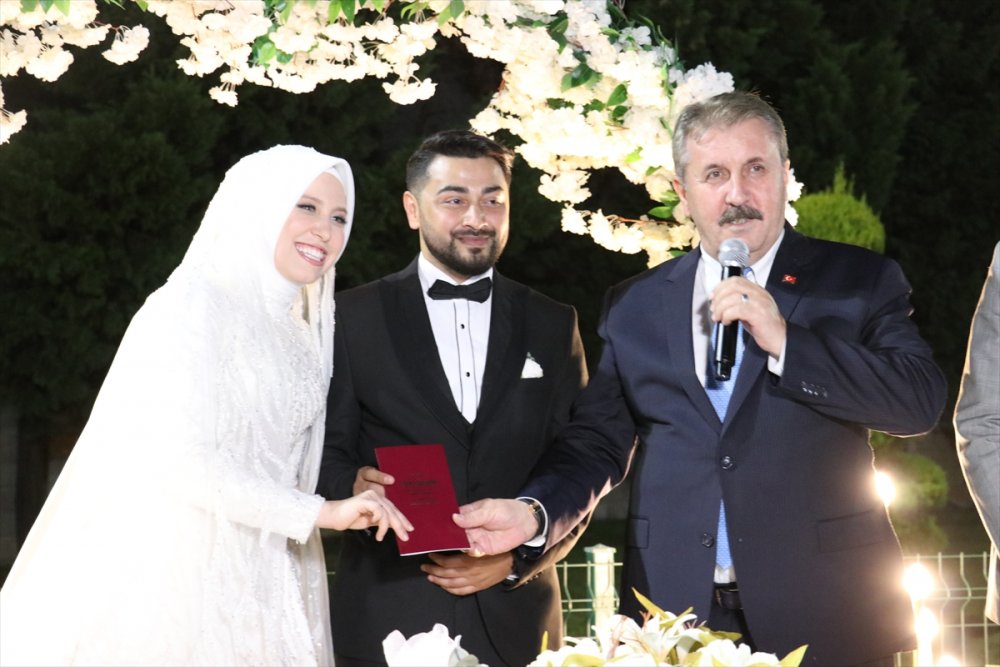 BBP Genel Başkanı Destici nikah şahidi oldu