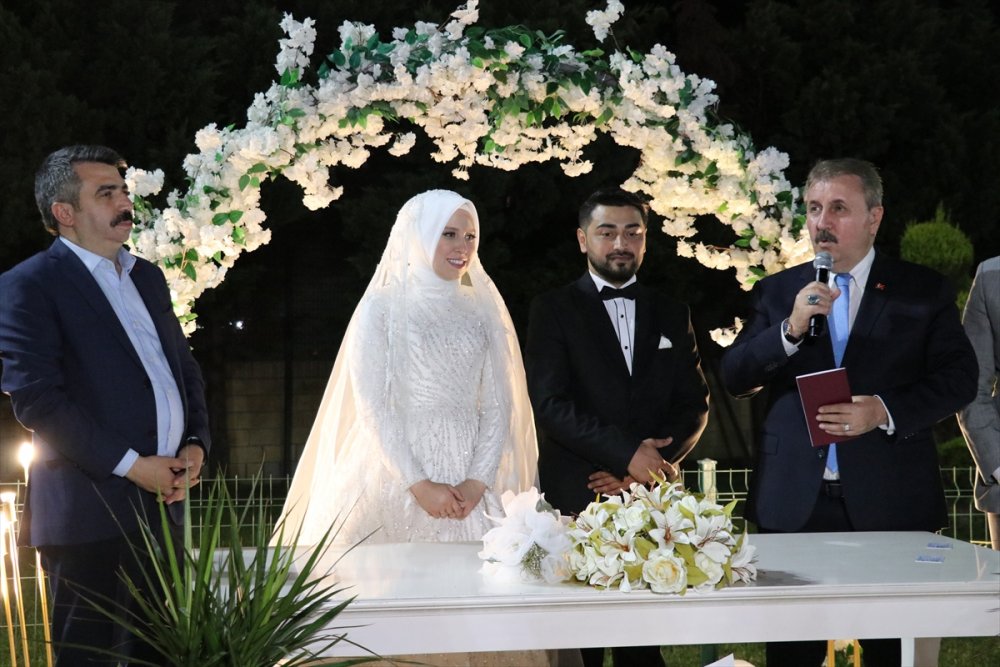 BBP Genel Başkanı Destici nikah şahidi oldu