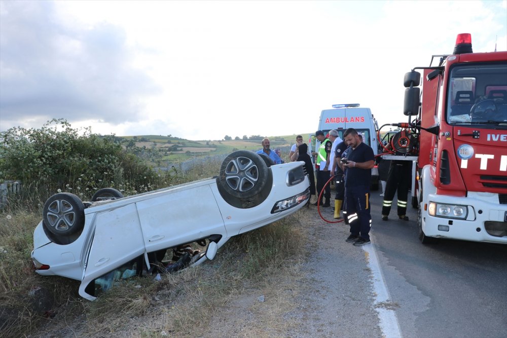 Samsun'da trafik kazasında 5 kişi yaralandı