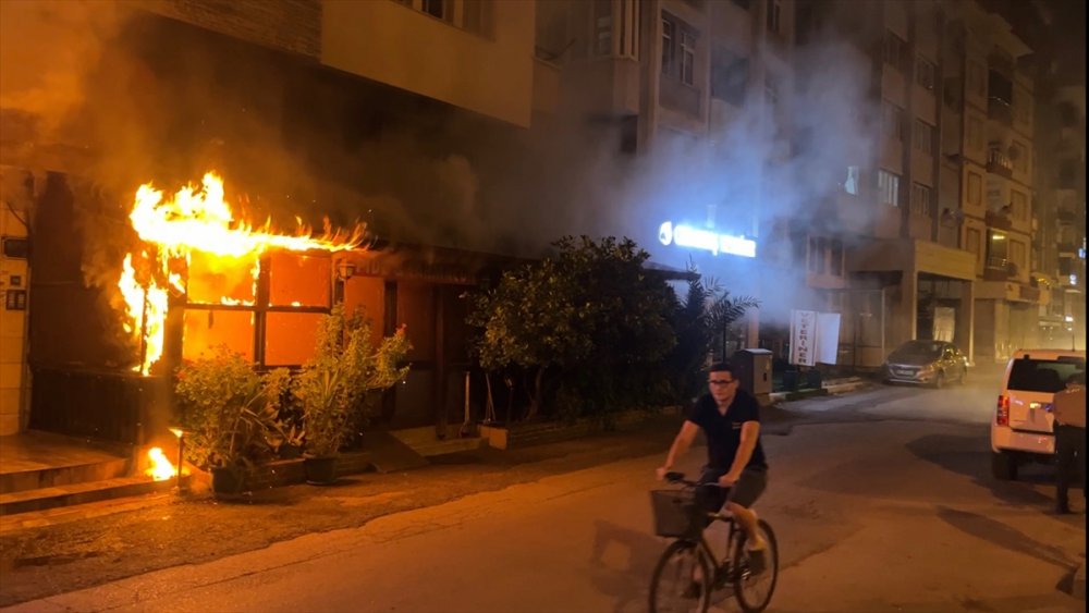 Samsun'da restoranda çıkan yangın söndürüldü