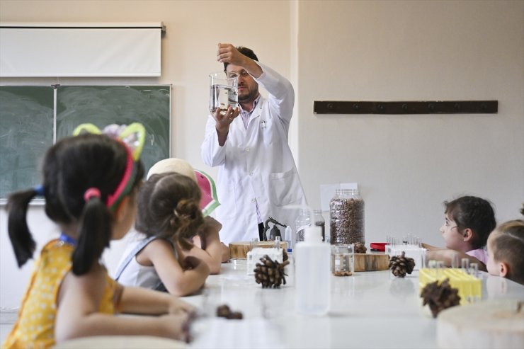 Kentte yaşayan çocuklar "Yeşilce Çocuk" projesiyle doğayı tanıyor