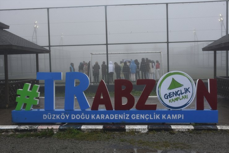 Trabzon Düzköy Doğu Karadeniz Gençlik Kampı 128 öğrenciyi ağırladı