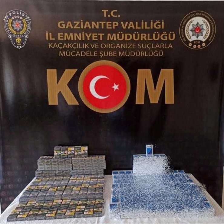 Gaziantep'te kaçakçılık operasyonunda 4 şüpheli yakalandı