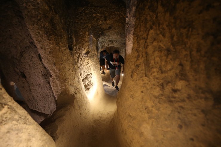 Mesleğe yeni başlayan turist rehberleri Kapadokya'da tecrübe kazandı