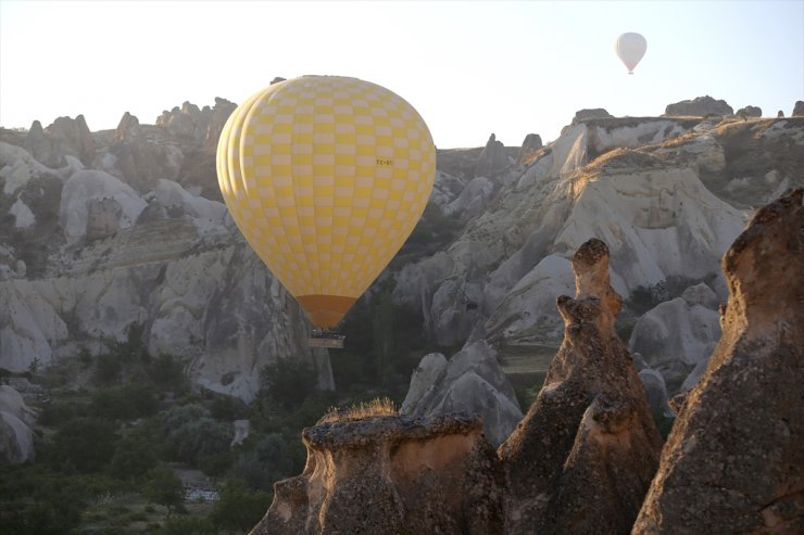 Kapadokya'yı 7 ayda 2 milyondan fazla turist ziyaret etti