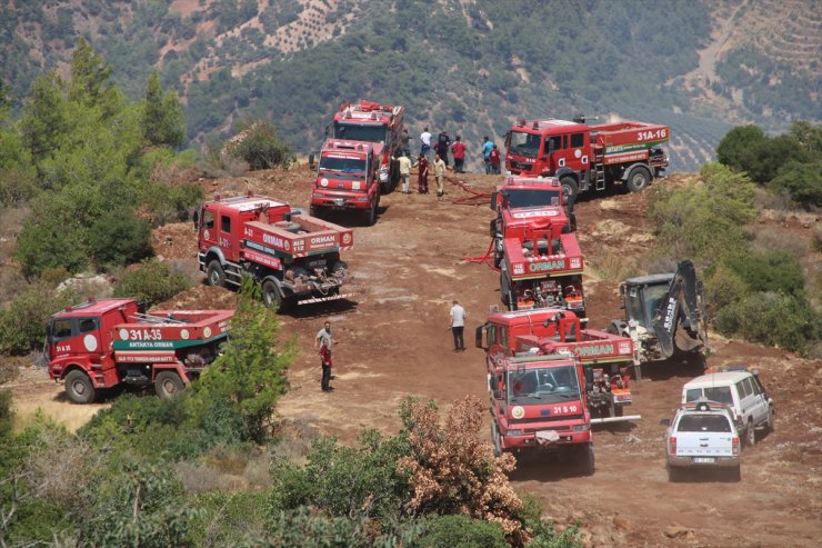 GÜNCELLEME 2 - Hatay'da çıkan orman yangını kontrol altına alındı